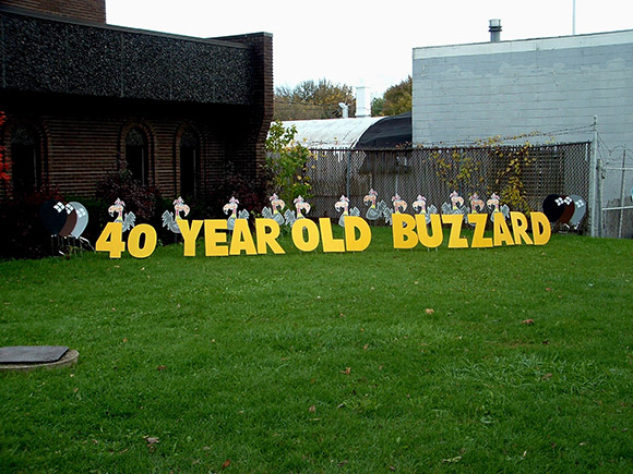 Buzzard Yard Greeting