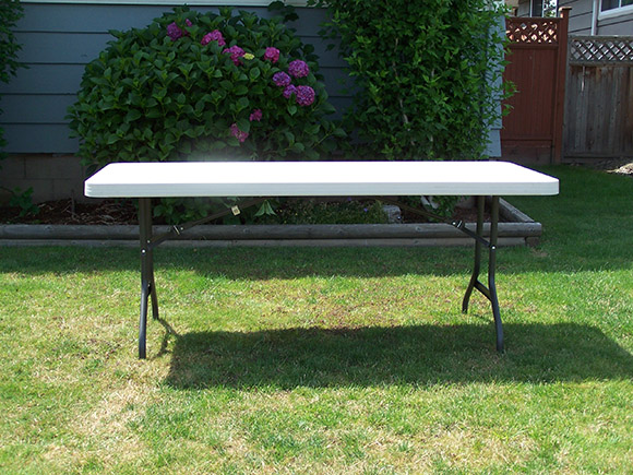 6 Foot Rectangular Table