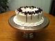 12 inch cake stand with an 8 inch cake