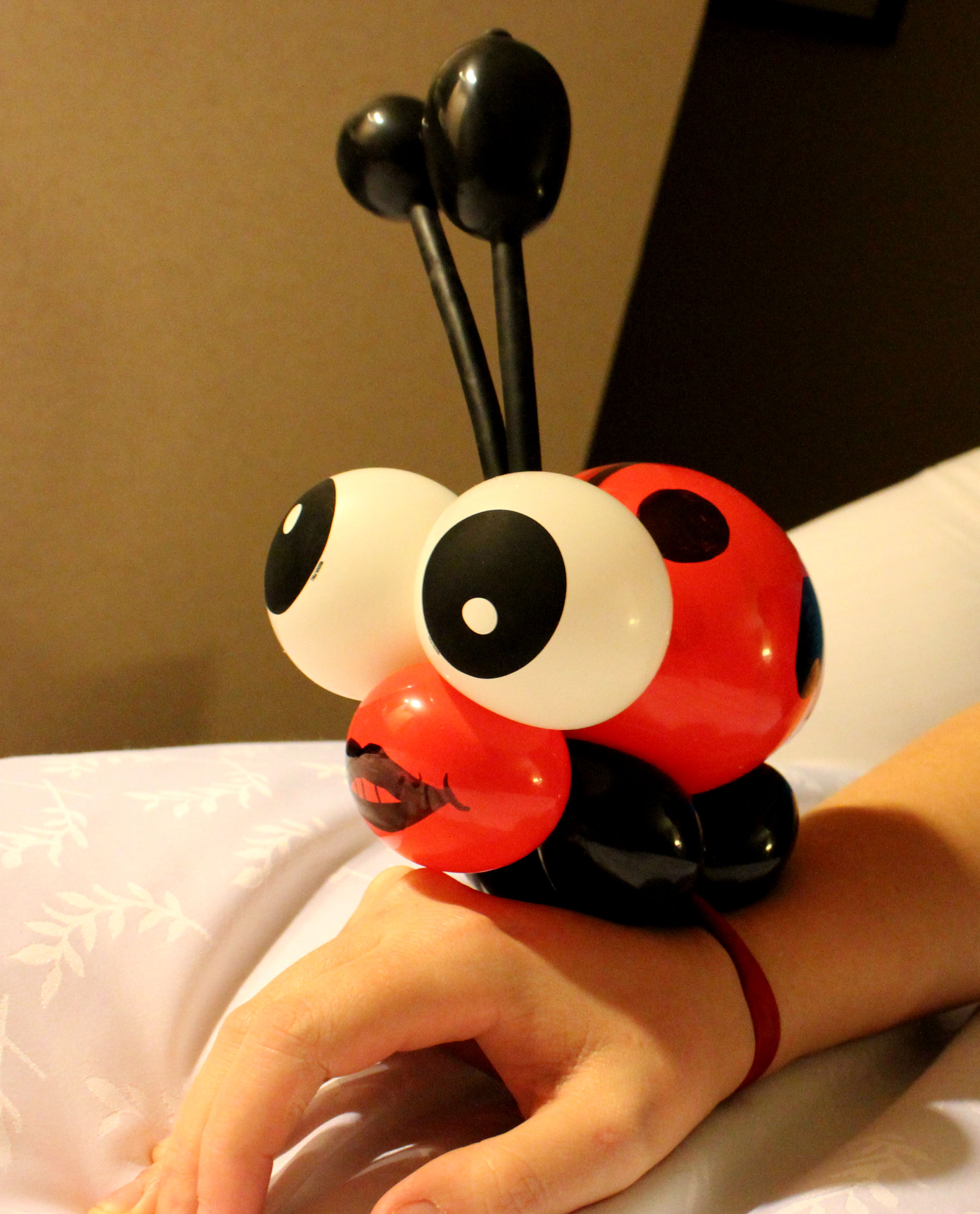 Lady Bug Balloon Bracelet